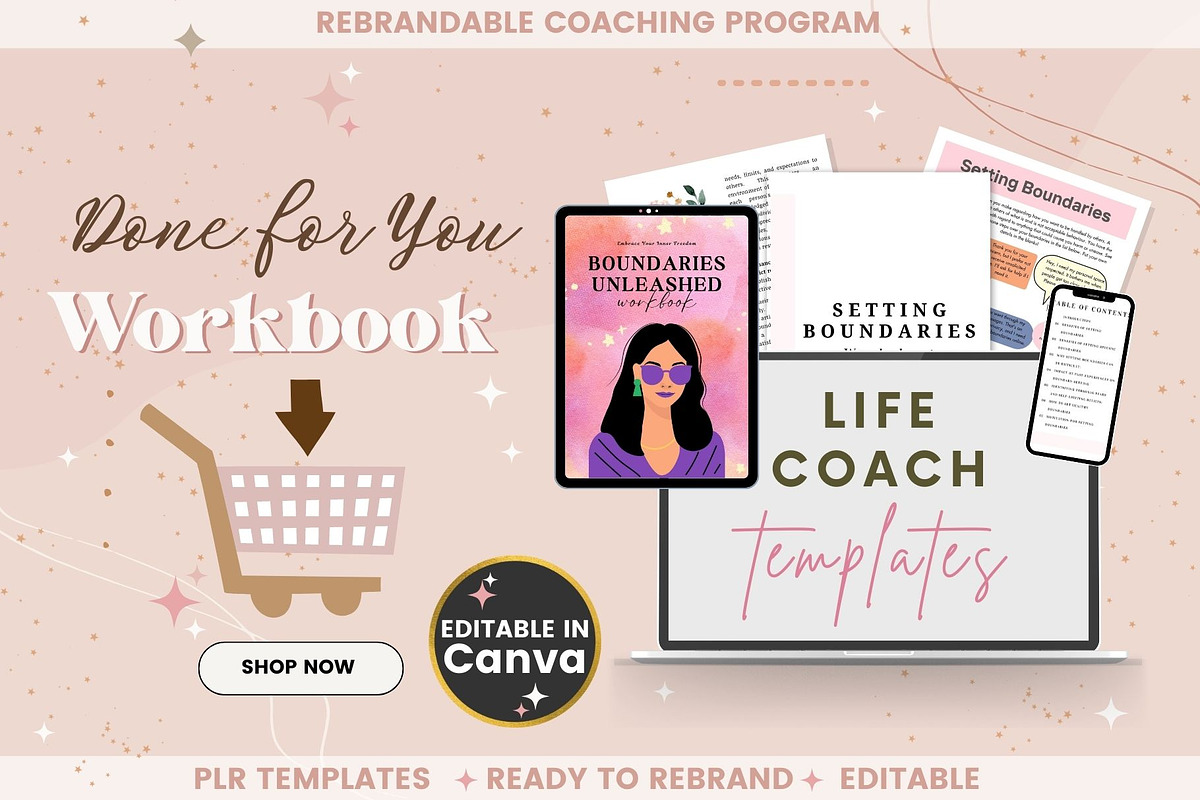 Boundaries Unleashed Workbook, a Templates & Theme by bellaROSEworkshop (Photo 10 of 10)