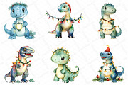 Christmas Funny Dinosaur Clipart Bun, an Illustration by DreamPrint404 (Thumbnail 6 of 6)