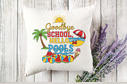 Goodbye School Hello Pool PNG, an Illustration by Designking (Thumbnail 4 of 4)