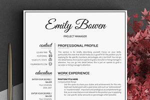 Job Resume Template Word