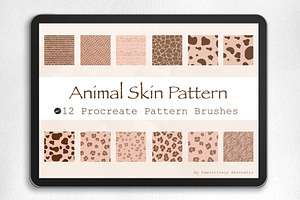 Animal Pattern Procreate Brushes