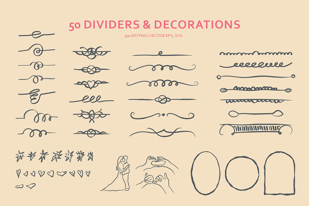 Whimsical Organic Decorations, an Object Graphic by Walrus Darya