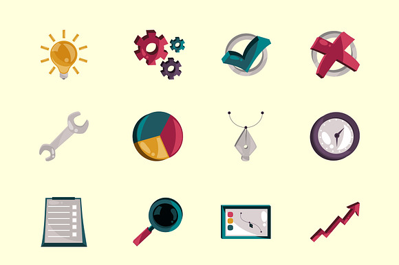 Design Process Illustration Set preview 2