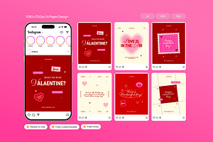 Valentine - Instagram Post, a Social Media Template by Izdihaar_Studio