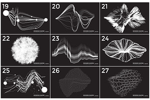 36 Technological Vector Shapes