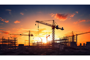structure construction architecture, an Industrial Photo by pikepicture