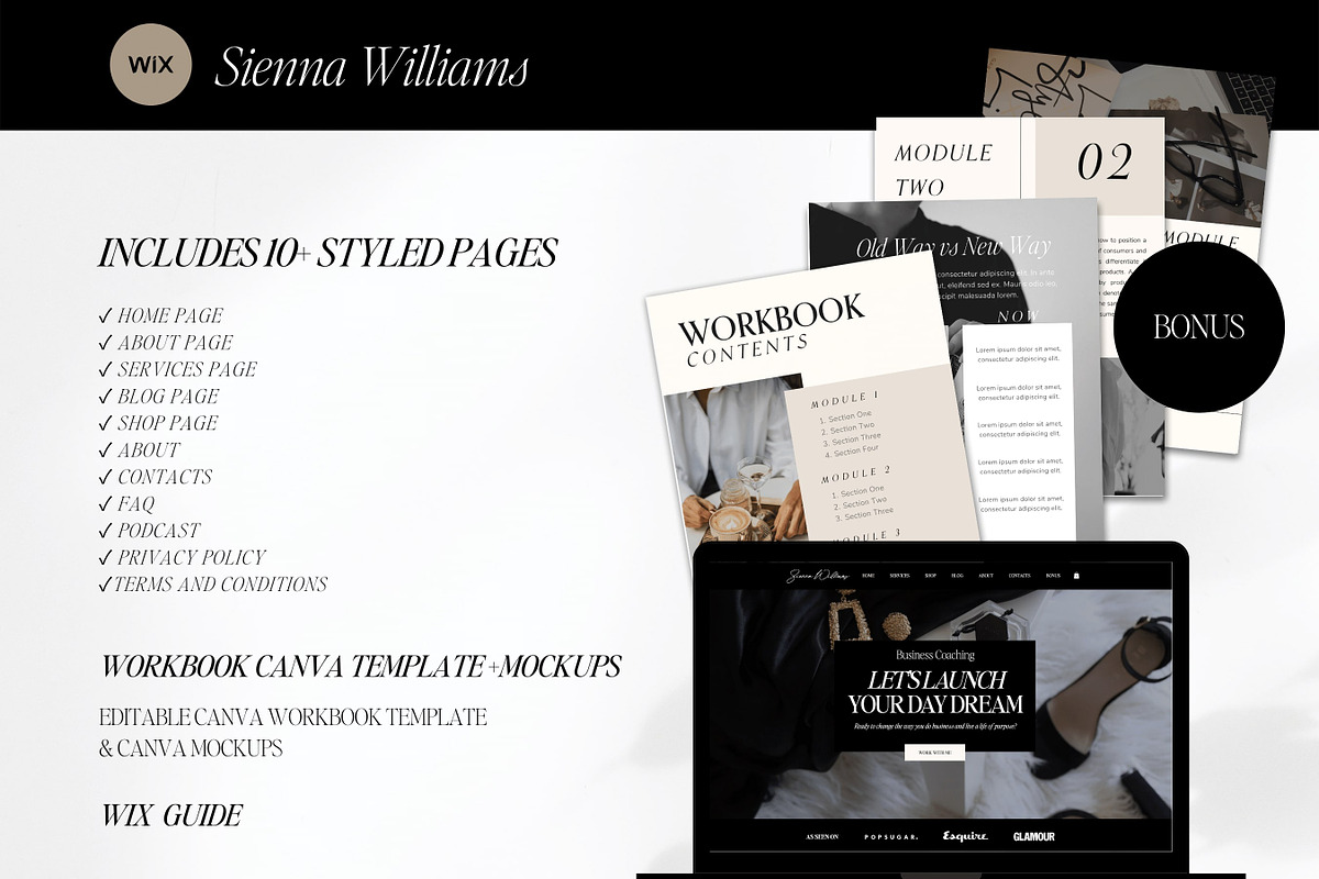 Wix Website Template for Coaches, a Wix Template by Presentibox (Photo 6 of 6)