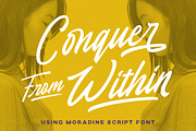 Moradine - Script Font, a Script Font by Letterhend Studio (Thumbnail 8 of 9)