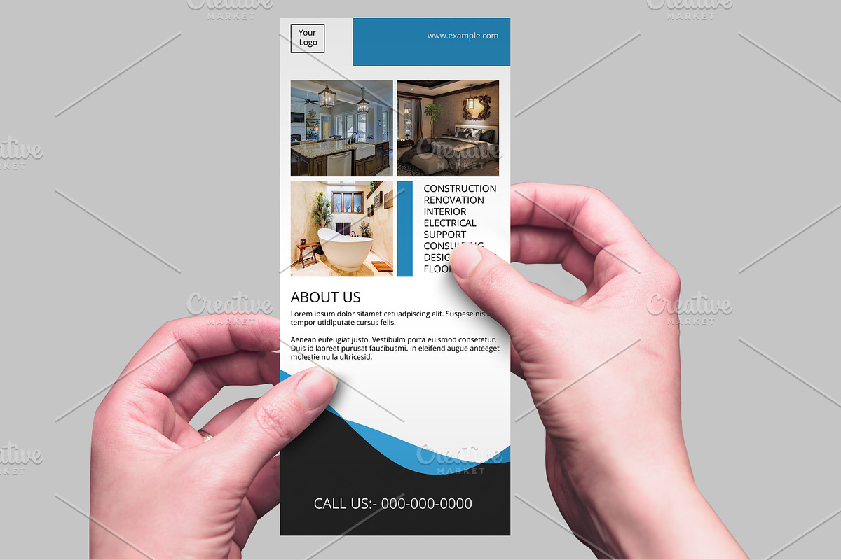 Real Estate Rack Card V07, a Card Template by Template Shop
