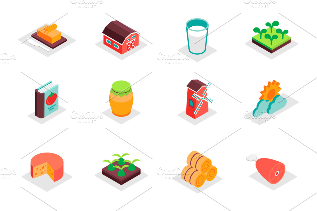 Isometric Icons Pack, a Duotone Icon by alexdndz (Photo 15 of 15)