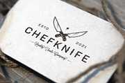 Chef Knife Vector Logo Template, a Branding & Logo Template by vectorwithin (Thumbnail 3 of 3)