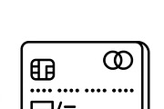 43 Minimal Everyday Payment Icon Set, an Outline Icon by adenpinkstore (Thumbnail 9 of 13)