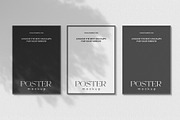Three Poster Frame Mockup Template, a Product Mockup by graphypix (Thumbnail 3 of 4)