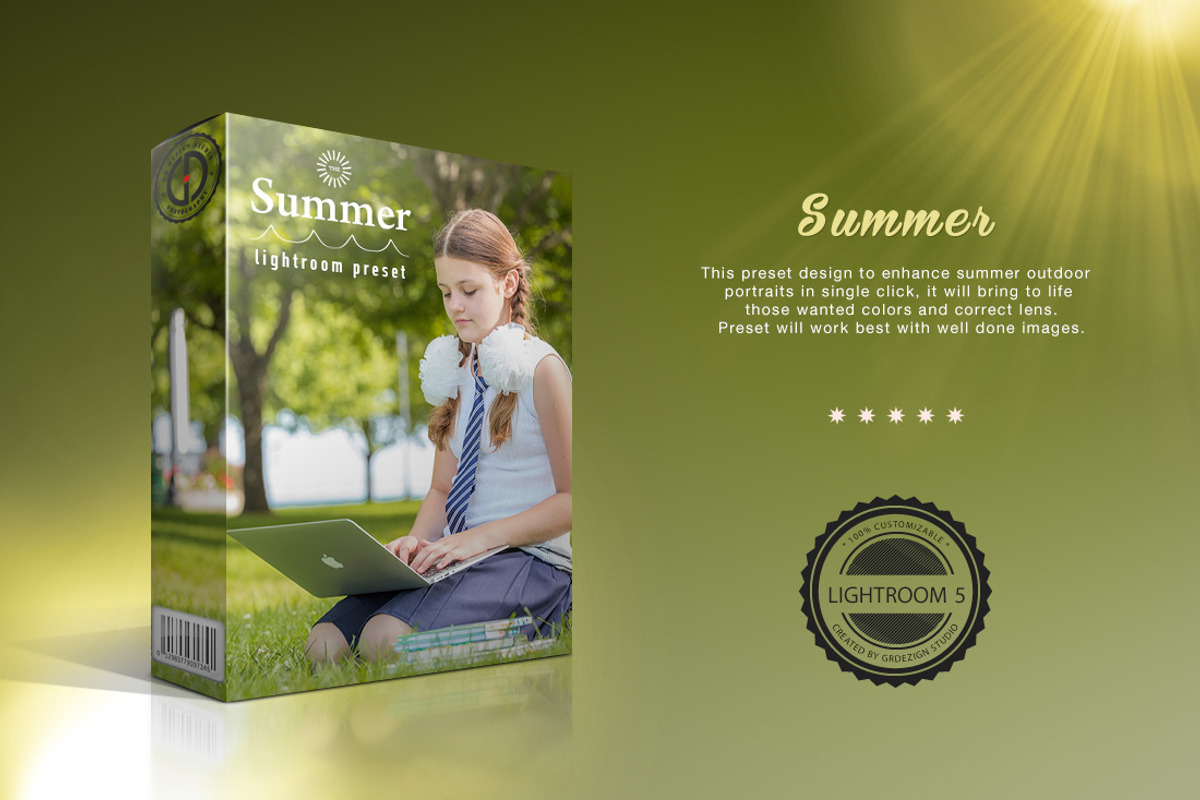 Summer Lightroom Preset, a Plug-in Add-On by Athlos ArtLab (Photo 1 of 2)