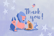 Cute Animals Illustrations, an Animal Illustration by kilaniants (Thumbnail 11 of 11)