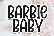 Barbie Baby | Script Font, a Script Font by Scratchones (Thumbnail 1 of 8)