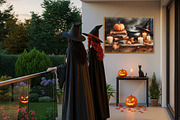 Halloween Witch Table Watercolor, a Seasonal Illustration by Floraphoria (Thumbnail 4 of 11)