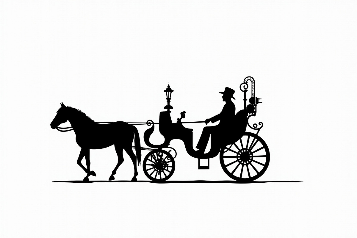 Vintage Horse Carriage Bundle, an Illustration by jahid234 (Photo 6 of 7)