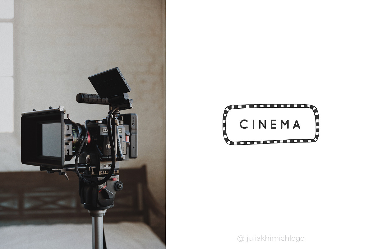 Logo Pack Volume 17. Cinema, a Branding & Logo Template by Mint Air Studio (Photo 19 of 21)