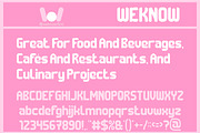Snack Bite font, a Font by weknow (Thumbnail 3 of 8)