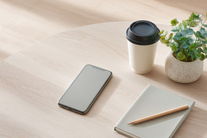 Coffee setup on a table, a Photo by Beautiful things