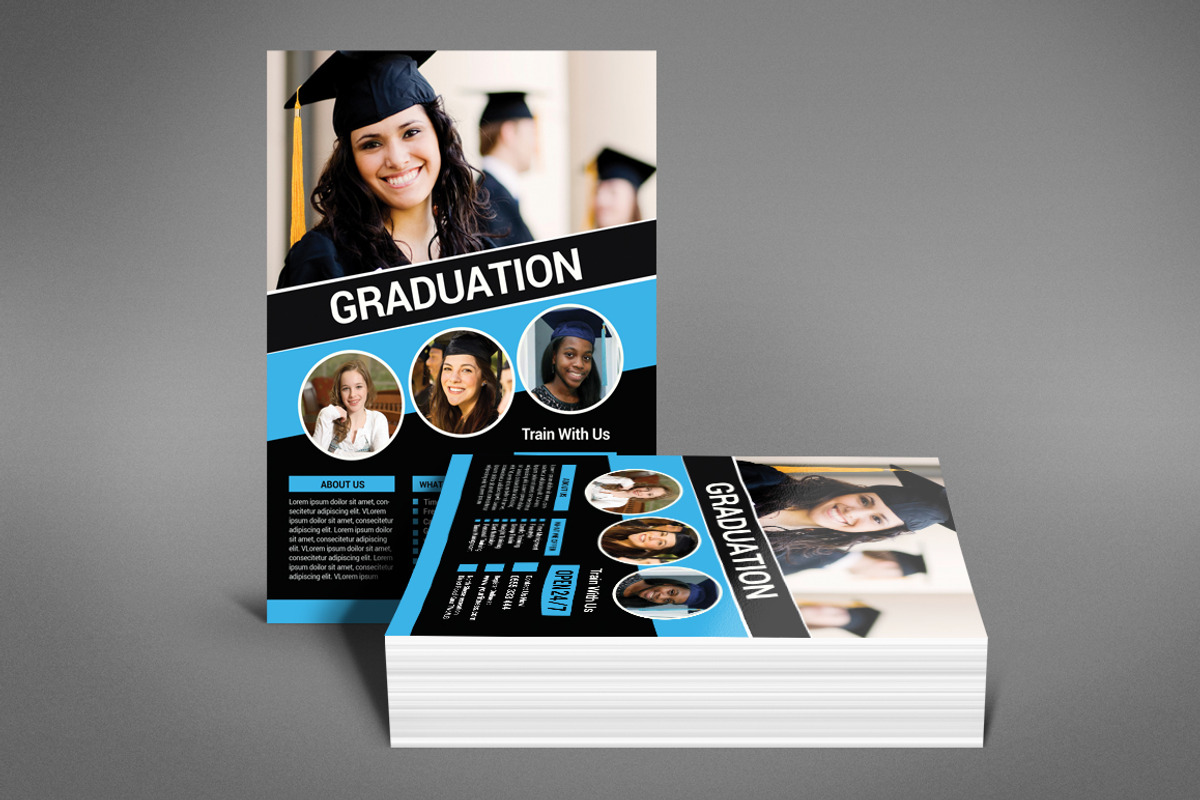 Graduation Flyer, a Flyer Template by graphicforest (Photo 4 of 4)