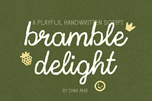 Bramble Delight Handwritten Script