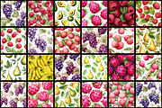 Watercolor Fruits Seamless Pattern, a Pattern Graphic by Forhadx5 (Thumbnail 5 of 7)