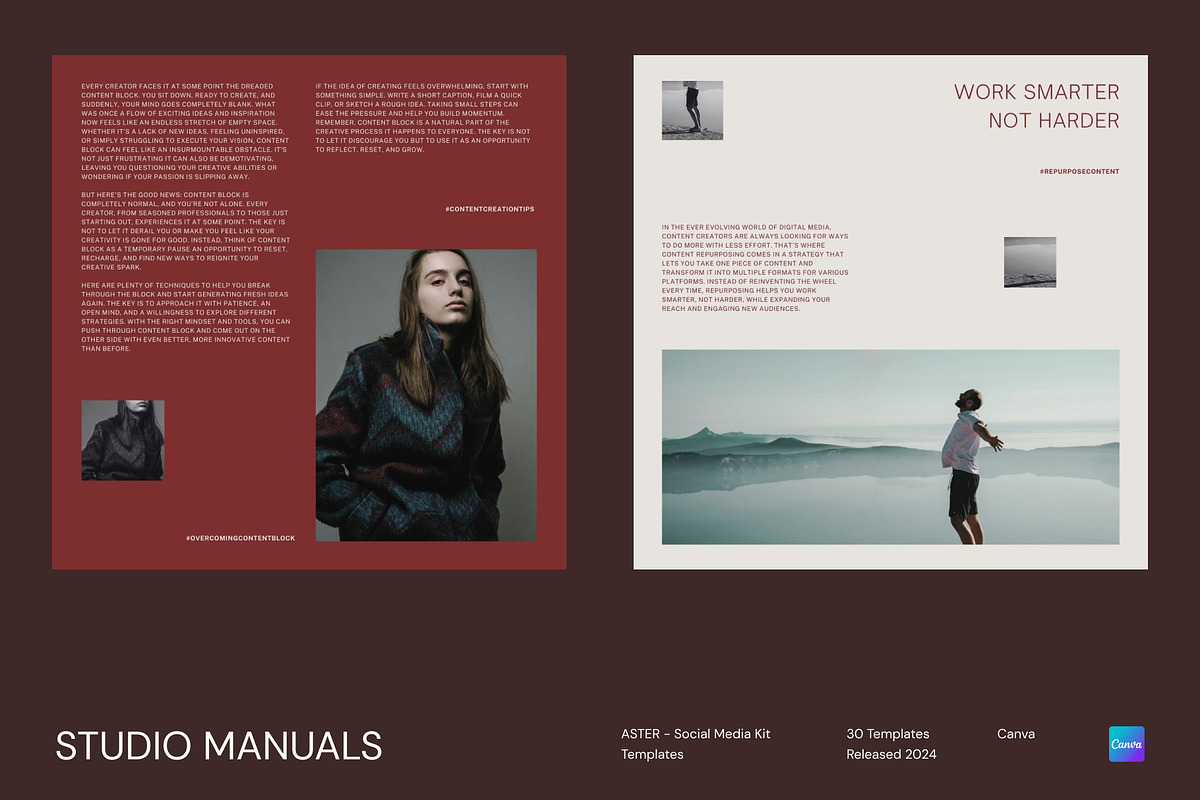 ASTER – Social Media Kit, a Social Media Template by Studio Manuals (Photo 4 of 8)