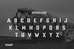 Ambersand Classic Stencil Typeface