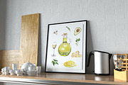 Watercolor cooking & eating clipart, a Food Illustration by Visual Animal (Thumbnail 9 of 9)