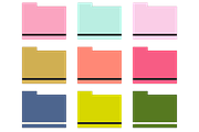Minimalist Folder Icons, an Icon by Marmalade Moon (Thumbnail 4 of 6)