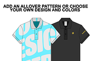 Polo Tshirt Vector Flat Mockup, a Shirt Mockup by Infinity Mockups (Thumbnail 3 of 9)