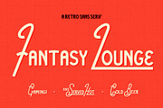 Fantasy Lounge Retro Sans Serif, a Sans Serif Font by Known & Heard (Thumbnail 1 of 6)