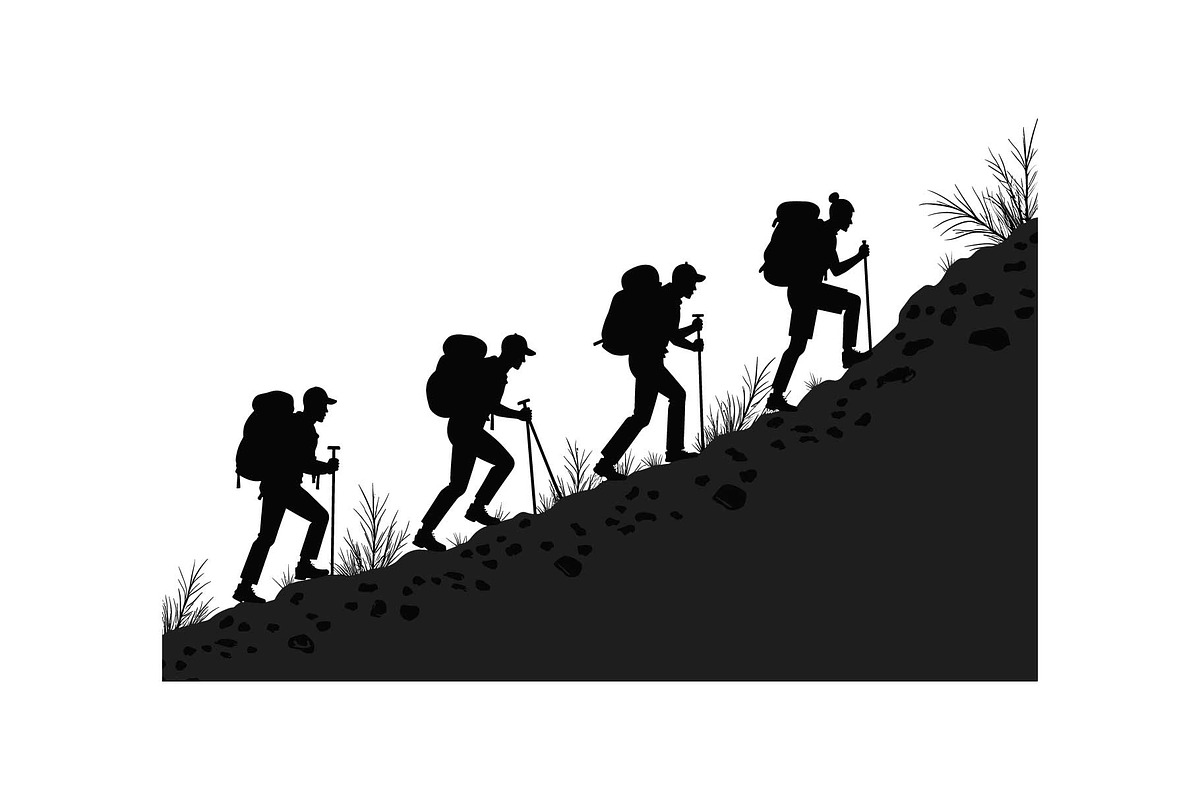 Mountain Adventure Silhouette Bundle, an Object Graphic by Gfx_Store (Photo 2 of 16)