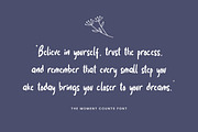 The moment counts, a Handwritten Font by Bluestype Studio (Thumbnail 2 of 6)