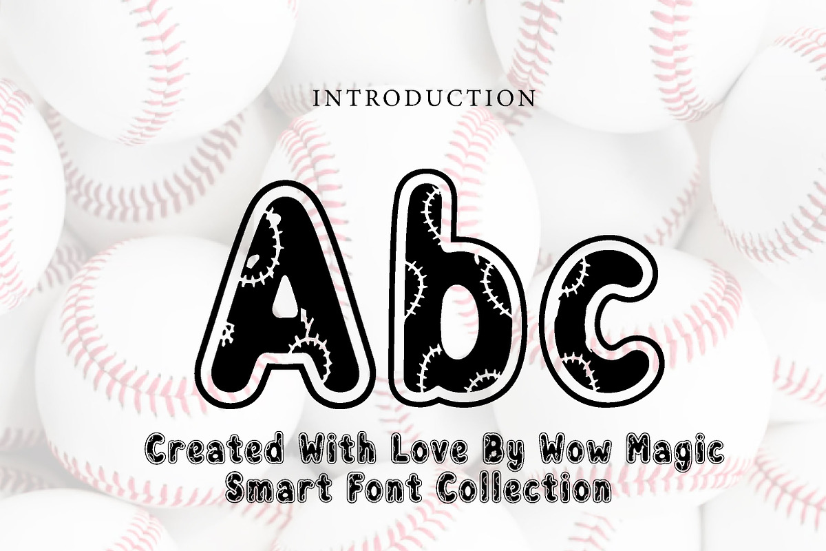 Baseball, a Font by Wow Magic (Photo 2 of 3)