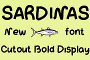 SARDINAS font | quirky cutout font, a Handwritten Font by Ashiya Pixel (Thumbnail 6 of 10)
