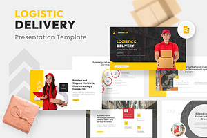 Logistic and Delivery Google slides, a Presentation Template by Premast