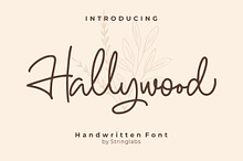 Hallywood - Handwritten Script Font
