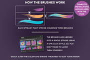 Multi-color, Mixed Paint Brushes, a Brush Add-On by The Artifex Forge (Thumbnail 6 of 9)