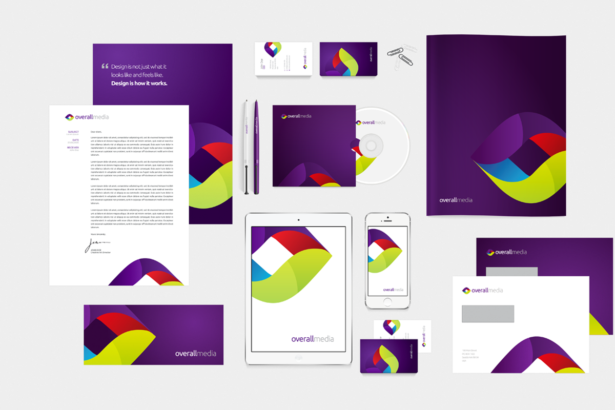 RW Overall Corporate Identity + Logo, a Stationery Template by Reclameworks (Photo 1 of 4)