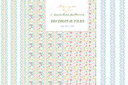 Mahjong Set PNG Watercolor DIY, an Illustration by LABFcreations (Thumbnail 4 of 4)