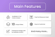 Social Media Infographic Slides, a Presentation Template by Antstheme (Thumbnail 4 of 4)