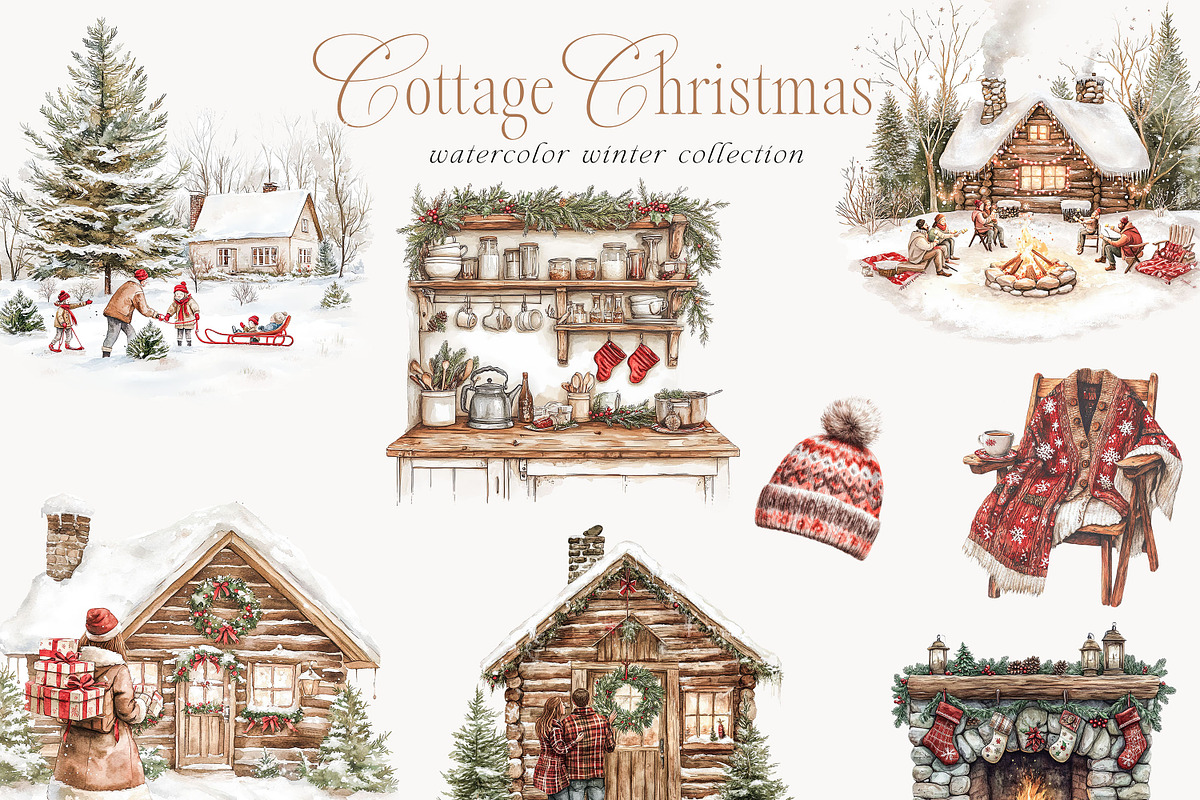 New! Winter Christmas Edition, a Seasonal Illustration by Isabelle Salem (Photo 62 of 227)