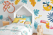 Jungle friends elements & patterns, a Pattern Graphic by Inna Moreva (Thumbnail 9 of 11)