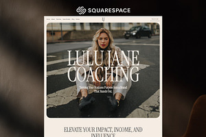 Squarespace Website | Lulu Jane