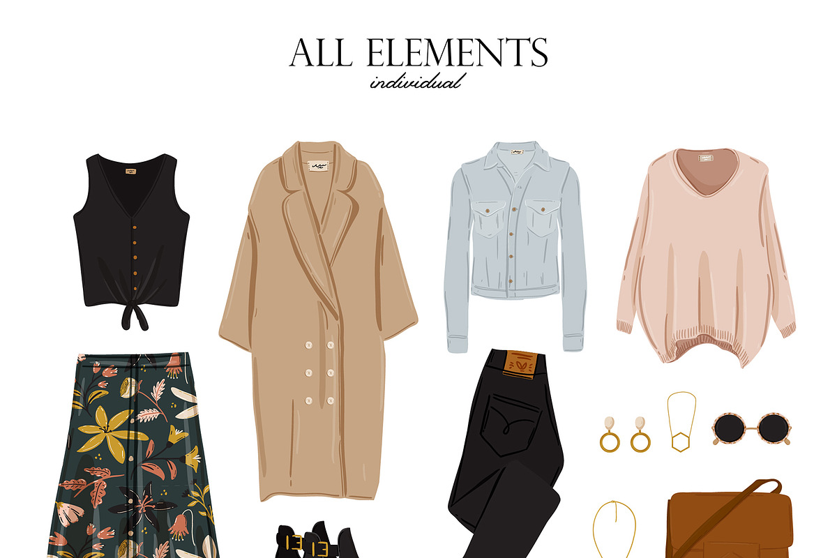 FOUR SEASONS BUNDLE, an Object Graphic by Ruslana Lubenets (Photo 12 of 52)
