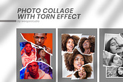 Photo Collage with Torn Effect, a Books & Magazine Mockup by Weape Studio (Thumbnail 1 of 5)