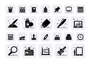 Office Supplies Icons, a Duotone Icon by Brickclay (Thumbnail 8 of 9)
